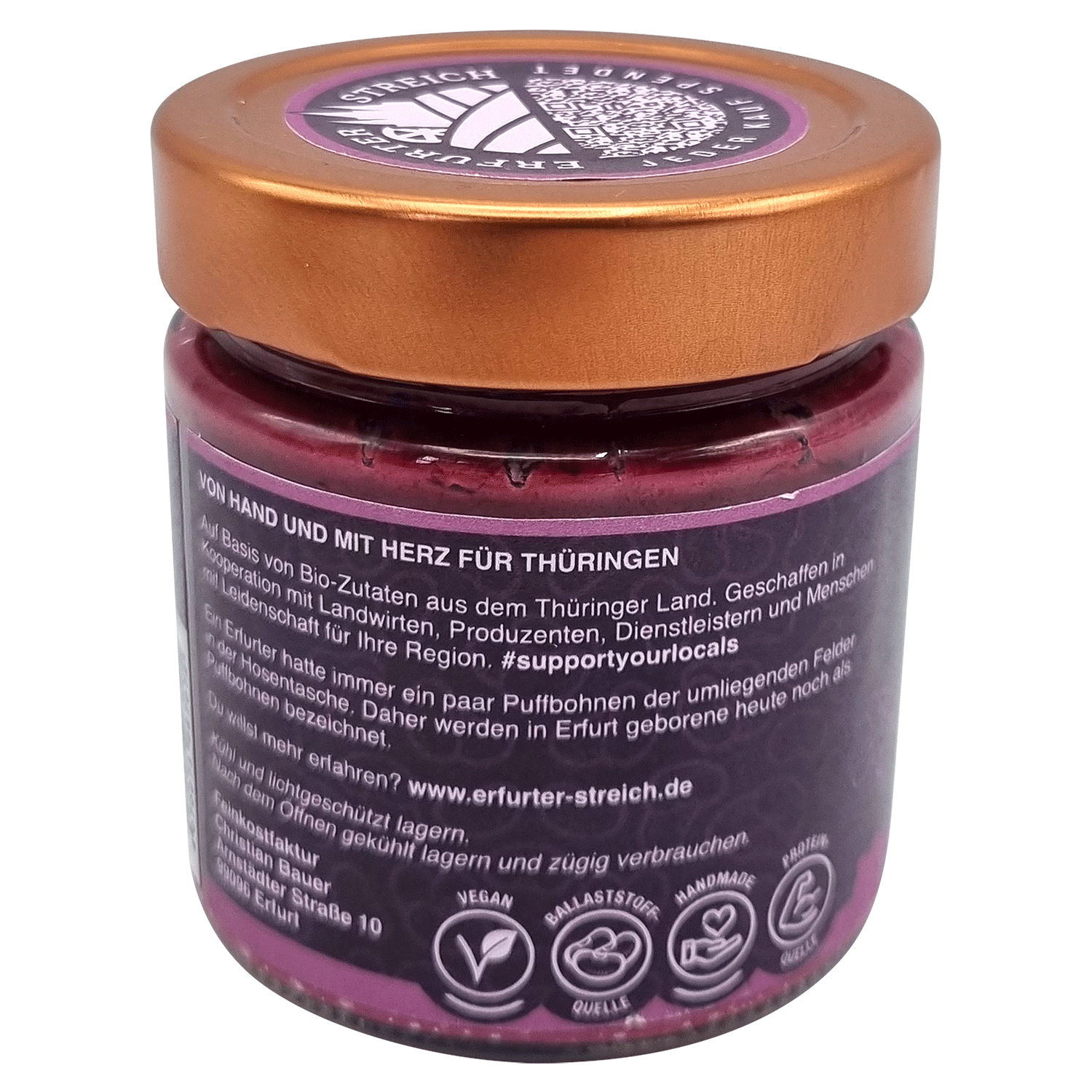 Bio Brotaufstrich Rote Beete-Rotwein