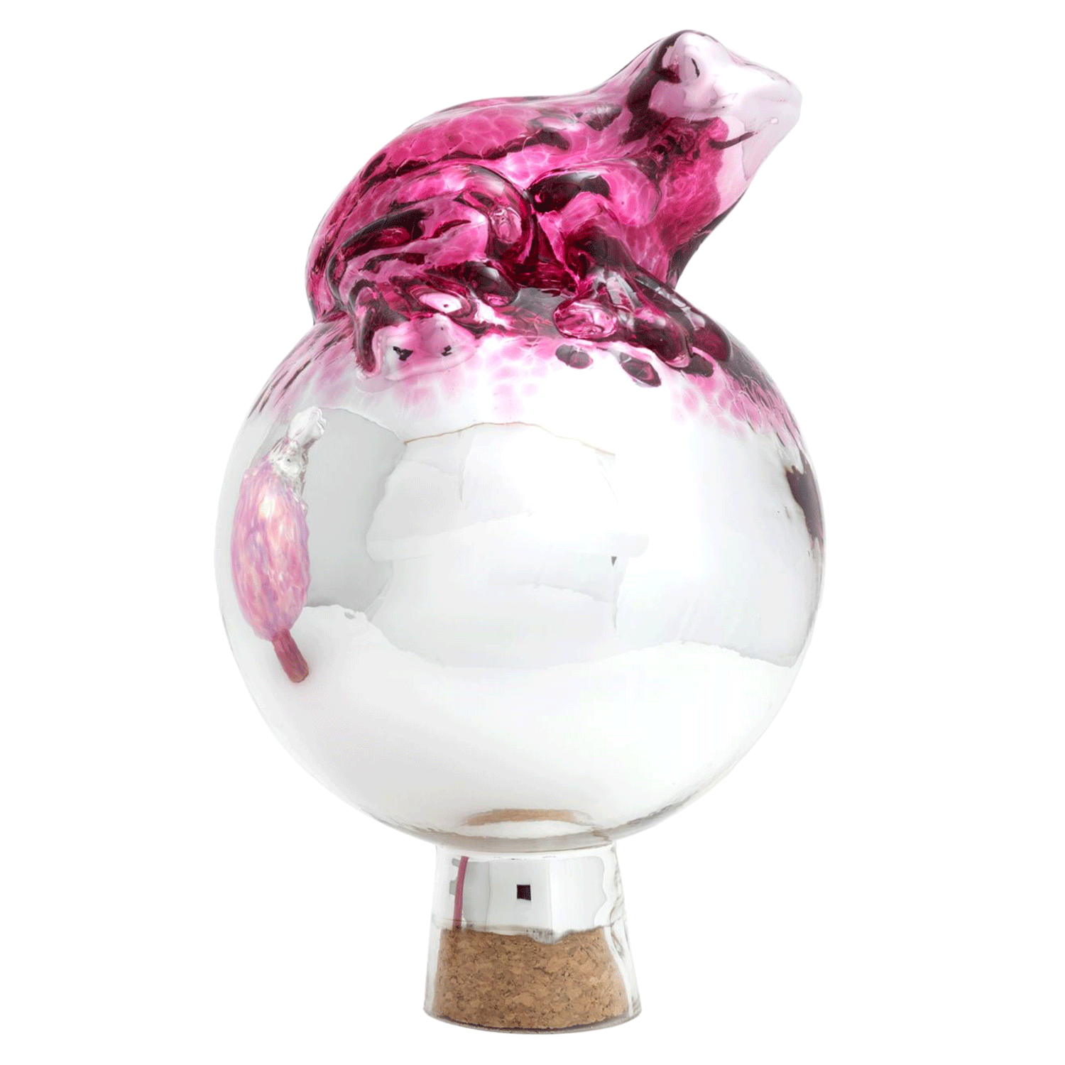 Rosenkugel mit Frosch