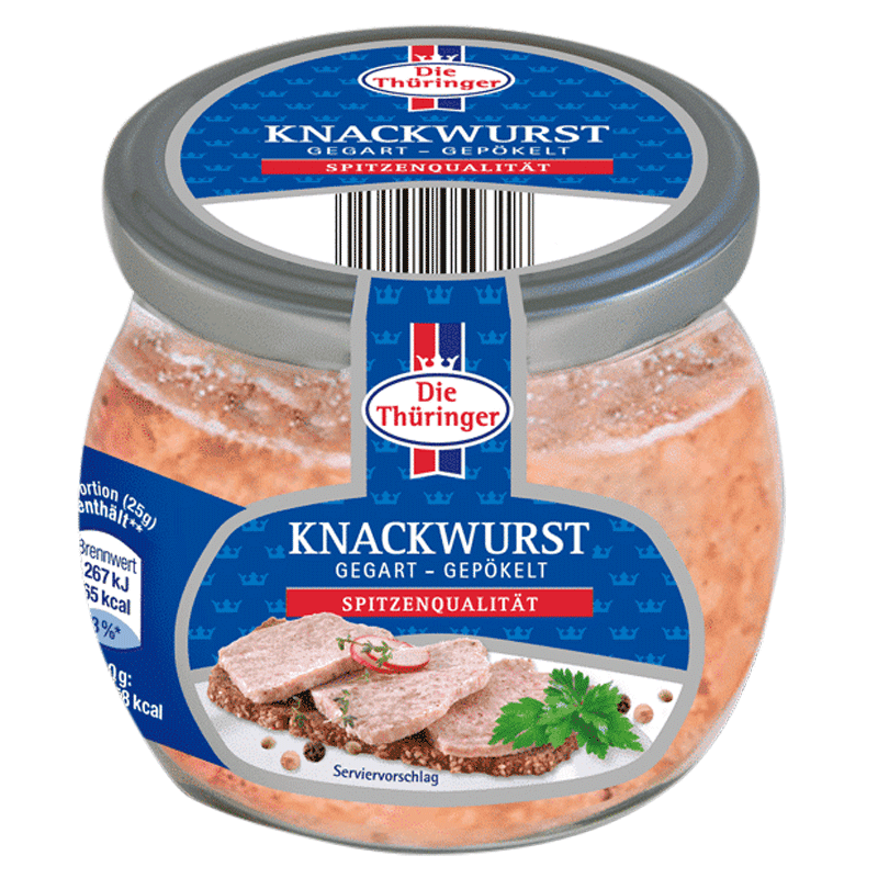 Knackwurst im Glas