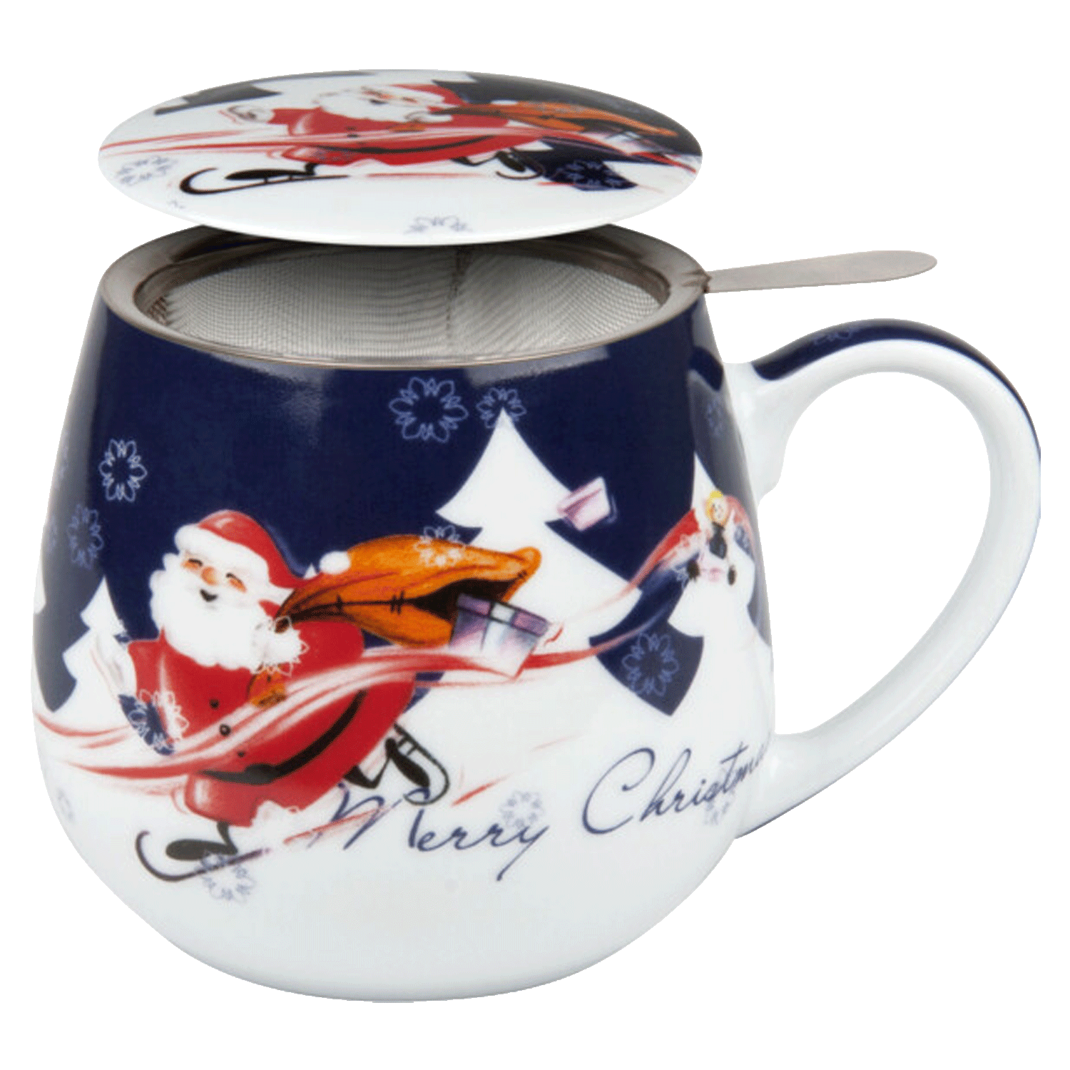 Kuschelbecher „Merry Christmas – Weihnachtsmann“ 400 ml