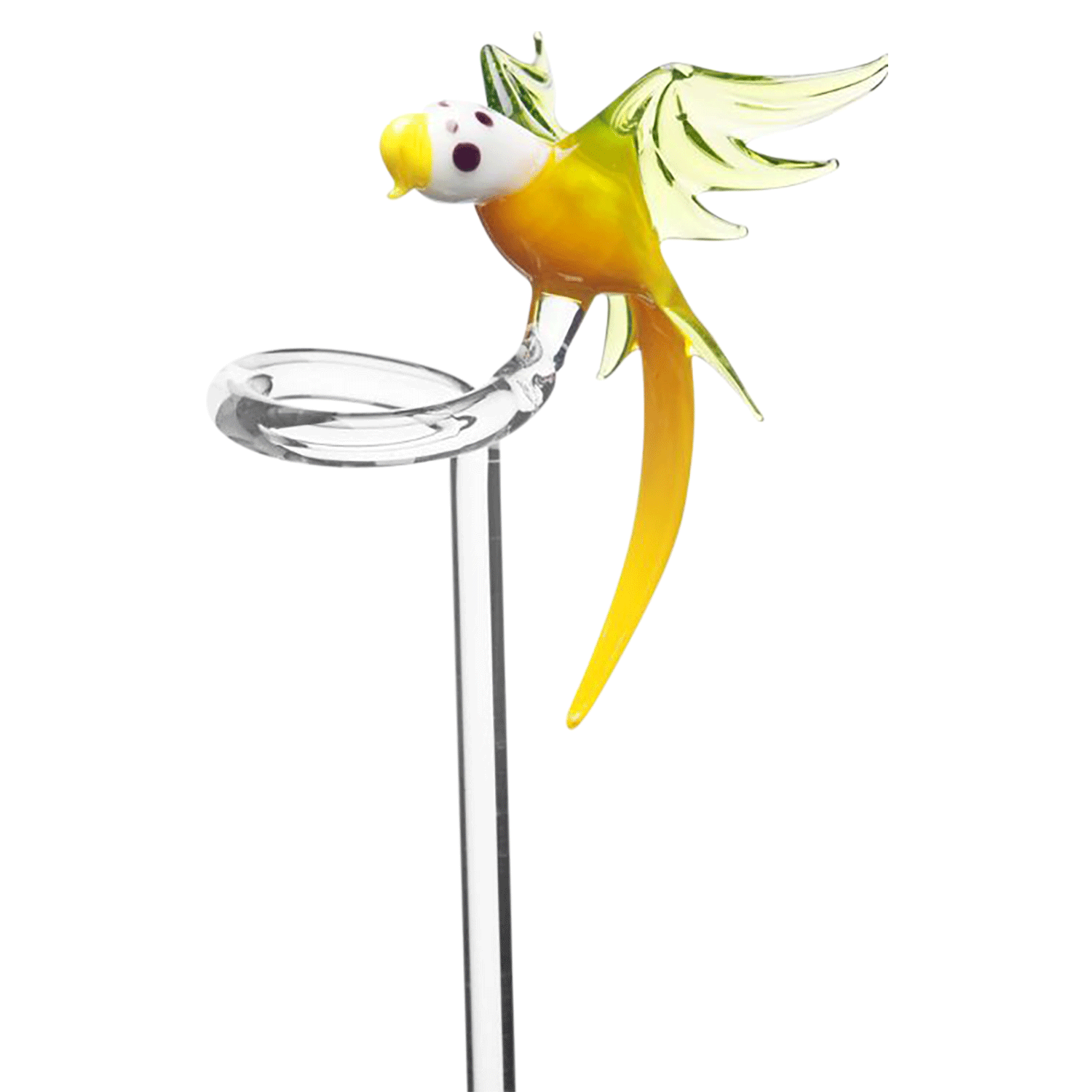 Orchideenstab mit Wellensittich