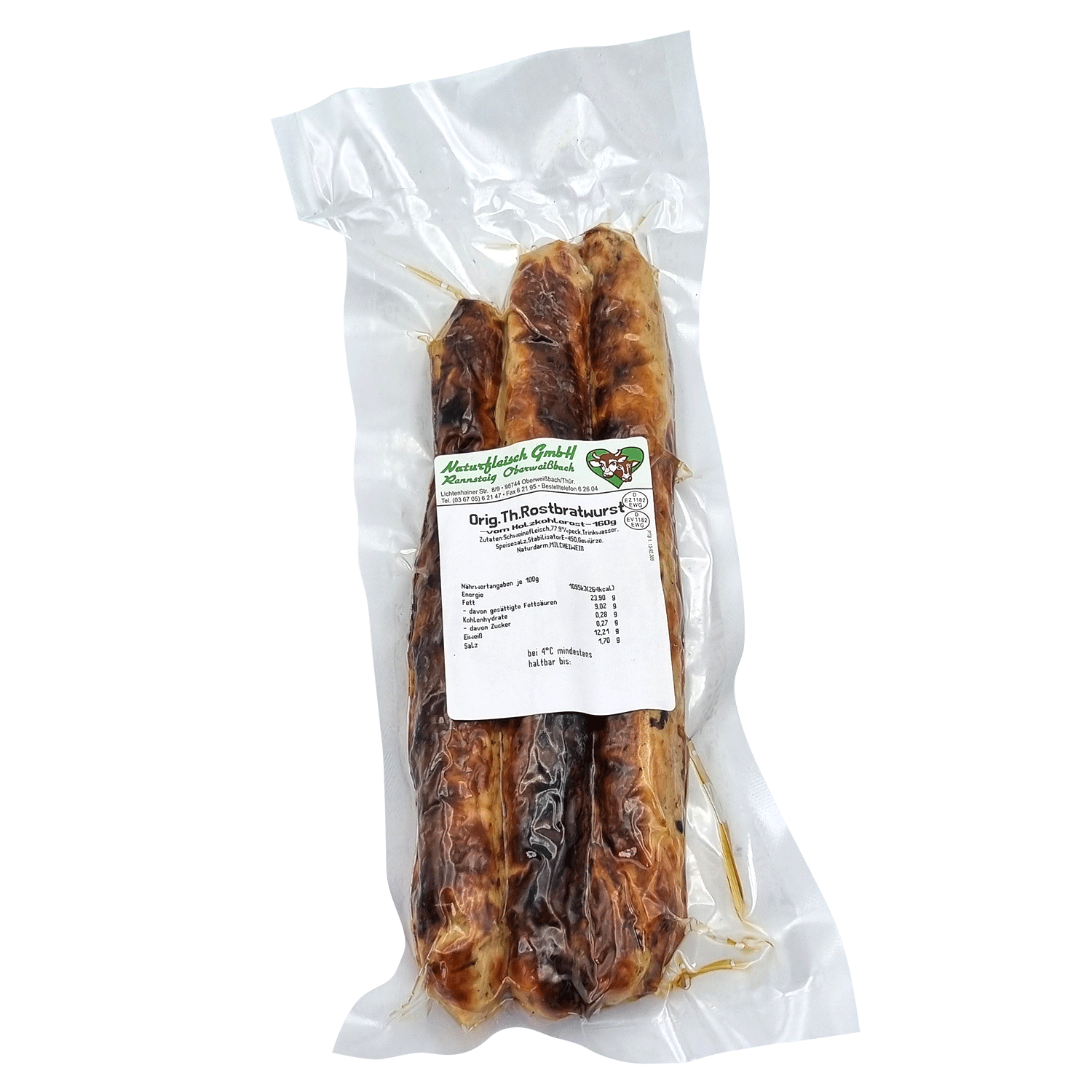 Thüringer Rostbratwurst - gebraten