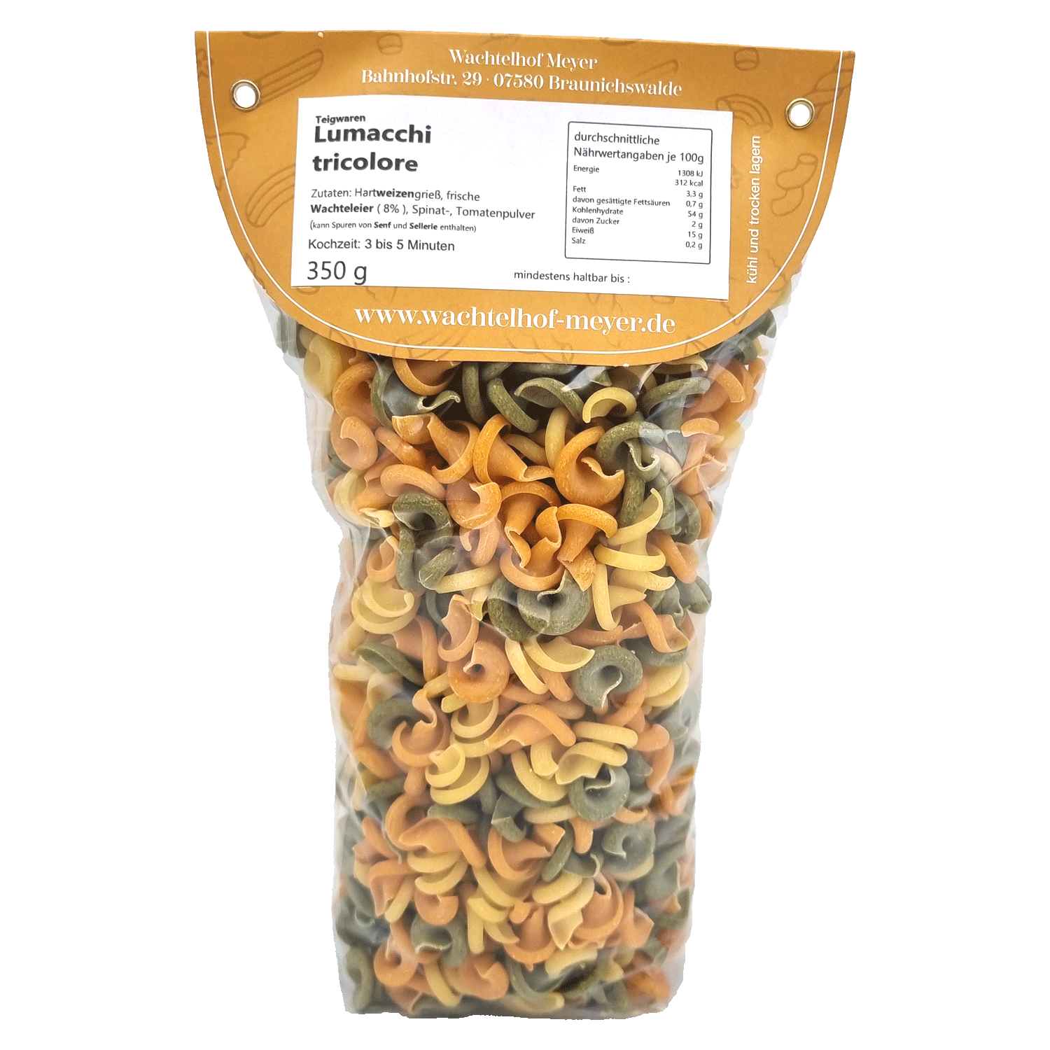 Wachtelnudeln - Lumacchi Tricolore