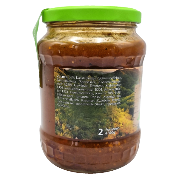Kasslerbraten mit Soße