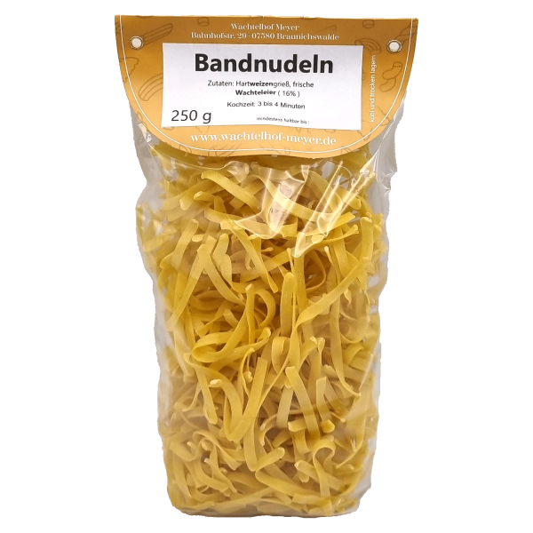 Wachtelnudeln - Bandnudeln