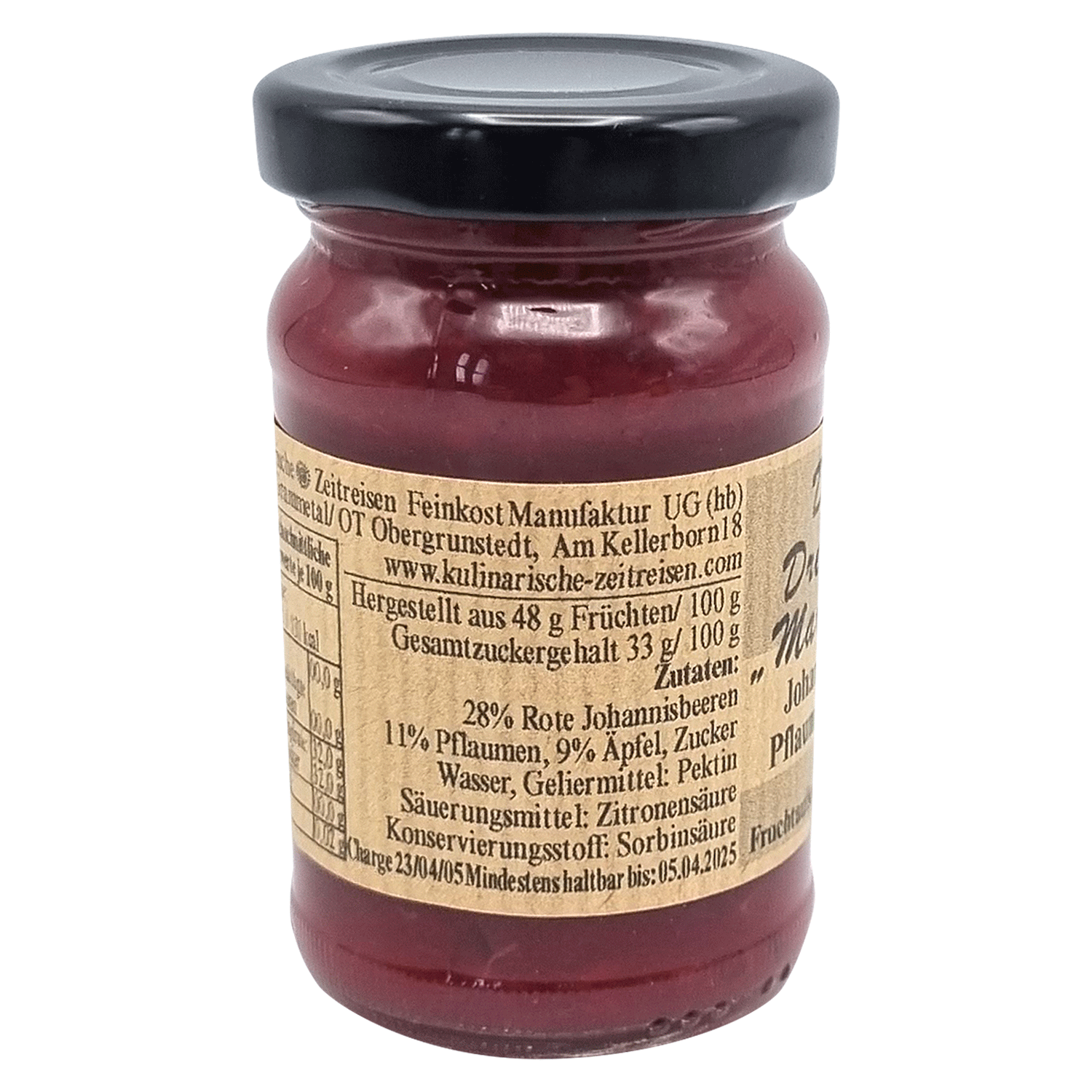 "DDR Dreifrucht Marmelade" - 110g - Aufstrich