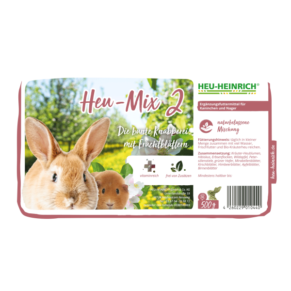 Bunte Knabberei "Heu-Mix 2"