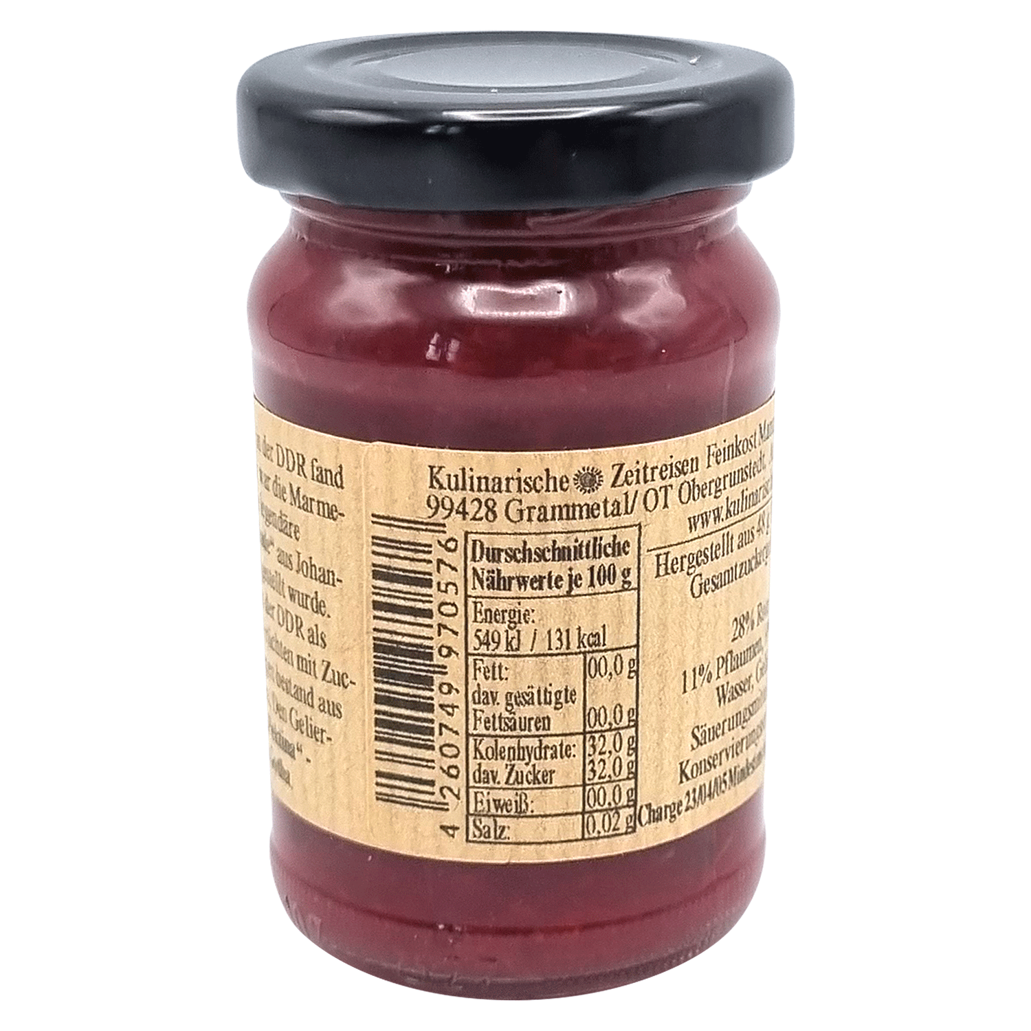 "DDR Dreifrucht Marmelade" - 110g - Aufstrich