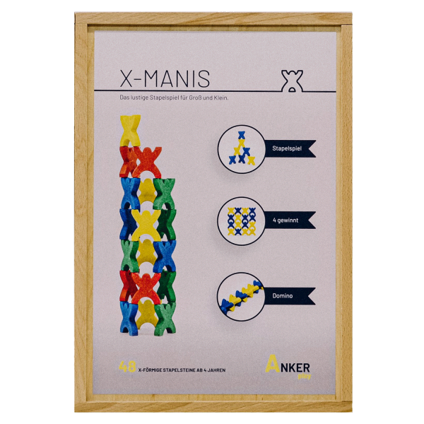 X-Manis: Stapeln, Spiel und Spaß mit Ankerstein