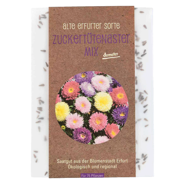 Saatgut - Zuckertütenaster Mix