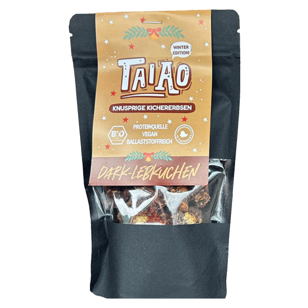 Taiao - Geröstete Kichererbsen "Dark Lebkuchen"
