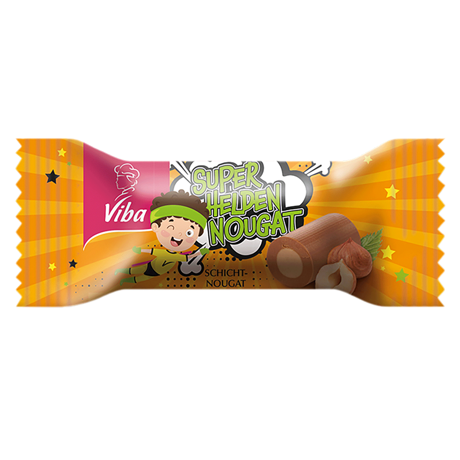Viba Sweets I Schicht-Nougat Röllchen I 100 Gramm Beutel | Thüringer ...