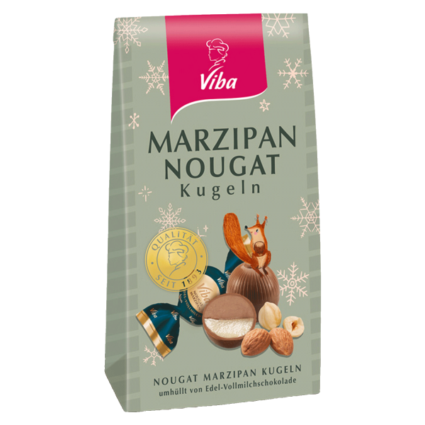 Viba Nougat-Marzipan-Kugeln, 105 g