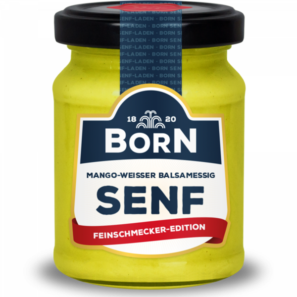 Born Feinschmecker-Edition Mango-Weißer Balsamessig Senf