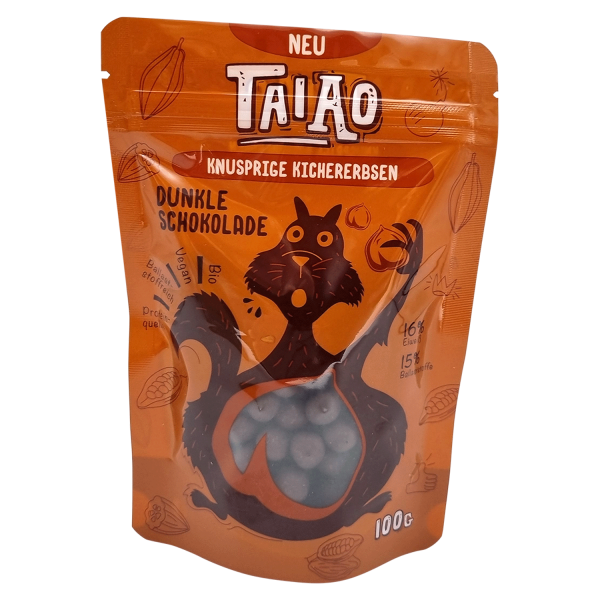 Taiao - Geröstete Kichererbsen mit dunkler Schokolade