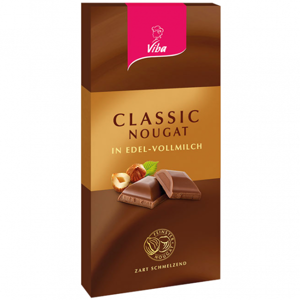 Tafelschokolade Classic-Nougat