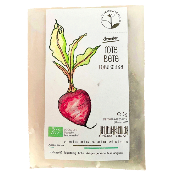 Saatgut - Rote Bete Robuschka