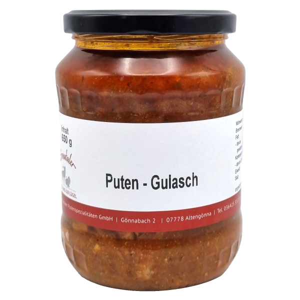 Puten-Gulasch - im Glas