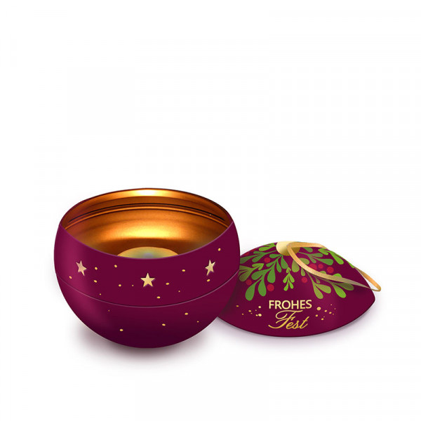 Nougat Weihnachtskugel "Lichterglanz" - Viba