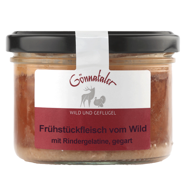 Wildfrühstücksfleisch - im Glas