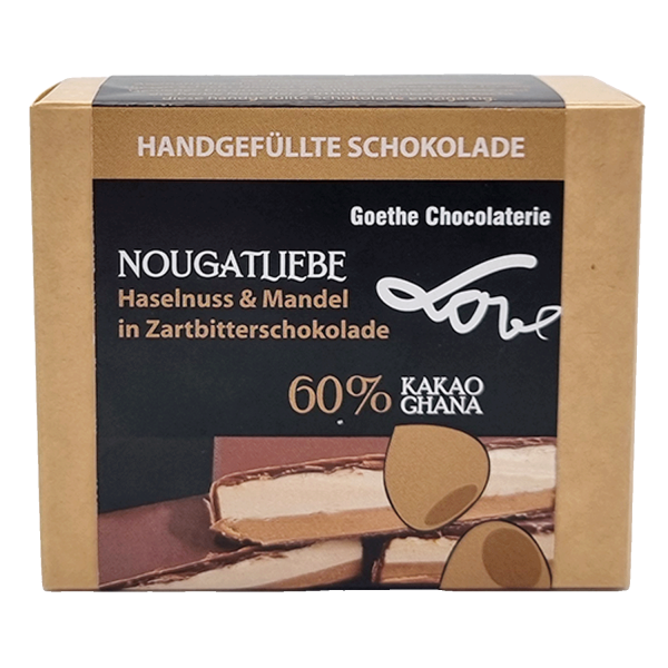 Handgefüllte Schokolade "Nougatliebe"