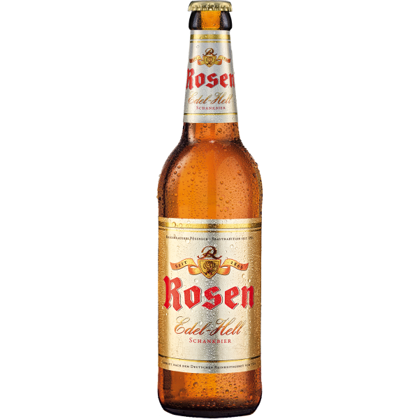 Rosen Edel-Hell in der 0,5l Glasflasche