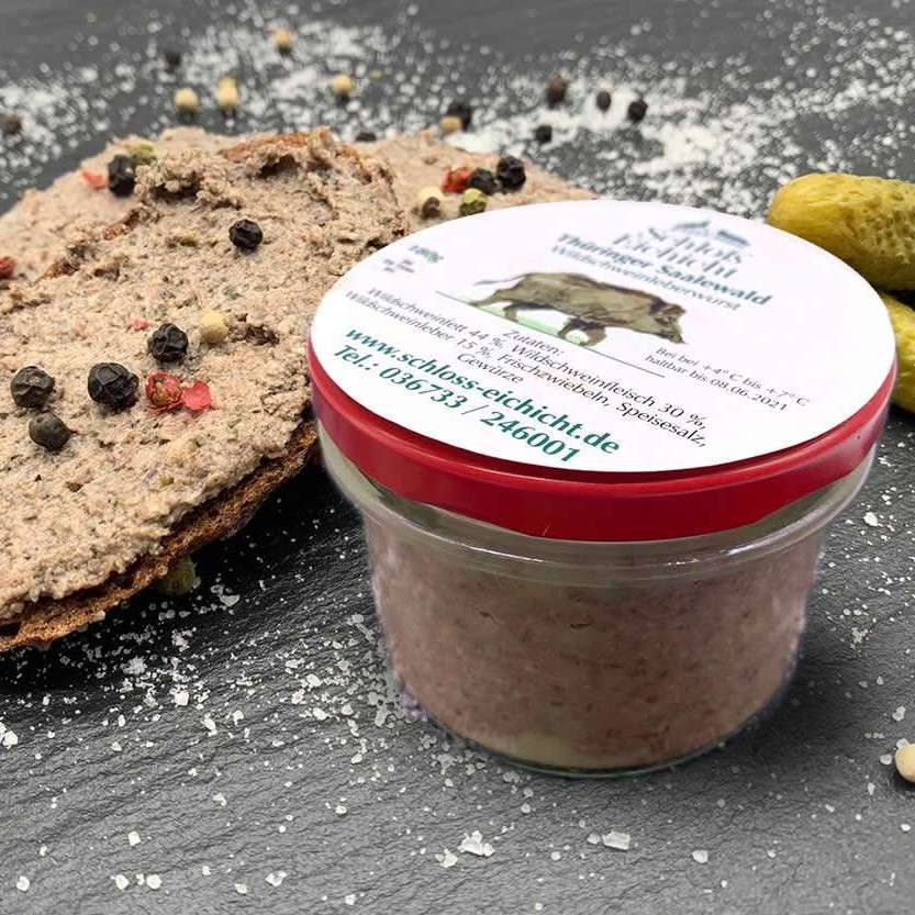 Wildschwein Leberwurst Im Glas