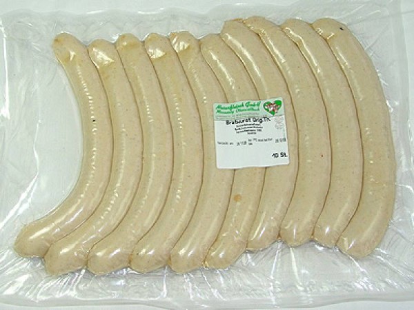 Thür. Bratwurst - gebrüht, 10er-Pack a 100 g