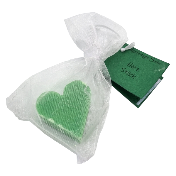 Grünes Herz - Seife