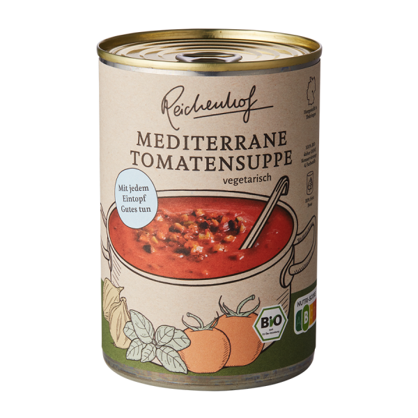 Bio Mediterrane Tomatensuppe