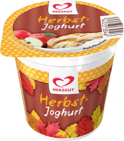 Herzgut Molkerei Herbstjoghurt - Apfelkuchen