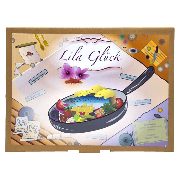 Safran-Brettspiel "Lila Glück"