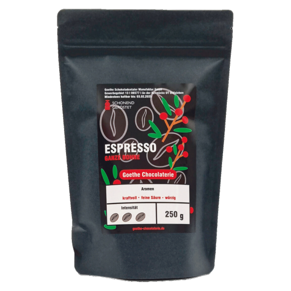 Goethe Espresso Kaffee