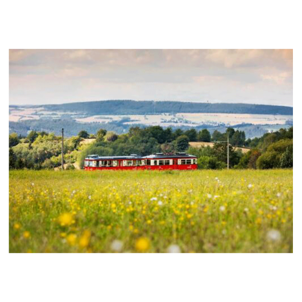 Postkarte Flachstrecke