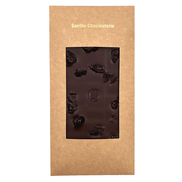 Zartbitterschokolade mit Cranberrys