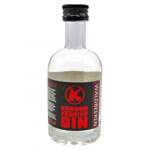 Konsum Premium Gin Miniatur Waldbeere