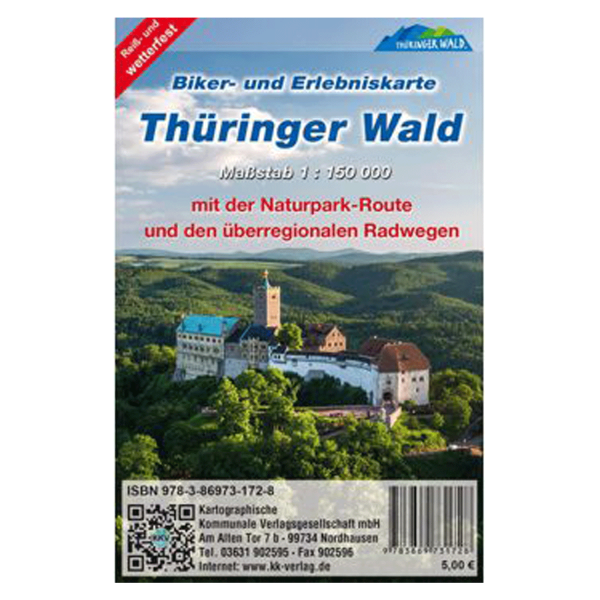 Wanderkarte Thüringer Wald